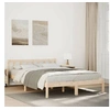 Image de Cadre de lit extra long sans matelas 140x220 cm bois massif pin, lit, meuble de chambre à coucher, lit en bois, lit 852448