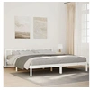 Image de Cadre de lit extra long sans matelas 200x220 cm bois massif pin, lit, meuble de chambre à coucher, lit en bois, lit 852455