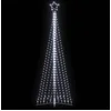 Image de Sapin de Noël à LED 495 LED blanc froid 300,5 cm, lumière de Noël, lumière de Noël LED, lumière de Noël extérieure, 4016437