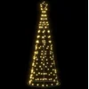 Image de Arbre de Noël lumineux - 200 LED - Blanc chaud - 182 cm - Intérieur/extérieur