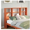 Image de Hoofdbord met opbergruimte 120 cm massief grenenhout wasbruin855668