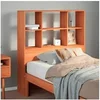 Image de Tête de lit avec rangement cire marron 100cm bois massif de pin, tête de lit en bois, tête de lit avec rangement, 855671