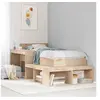 Image de Table de chevet avec bureau 222x107x75 cm bois de pin massif 855756