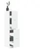 Image de Armoire d apothicaire blanc 30x41x144,5 cm bois d ingénierie