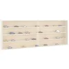 Image de Vitrine de collection en bois avec portes 100x8,5x37 cm