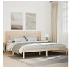 Image de Cadre de lit extra long sans matelas 180x210 cm bois massif 3309303