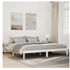 Image de Cadre de lit extra long sans matelas 180x210 cm bois massif 3309304