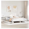 Image de Bedframe zonder matras massief grenenhout wit 200x200 cm3309858