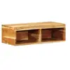 Image de Meuble TV mural 60x30x19 cm bois massif d acacia