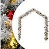 Image de Guirlande de Noël avec boules et lumières LED vert 20 m PVC, décoration de Noël, décor de Noël suspendu 4019674