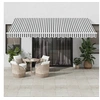 Image de Luifel automatisch uittrekbaar 450x300 cm antracietkleur en wit3310234
