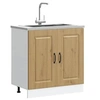 Image de Meuble bas pour évier Kalmar chêne artisanal bois ingénierie 853456