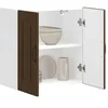 Image de Armoire murale de cuisine Kalmar chêne marron bois d'ingénierie 853584