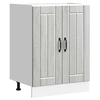 Image de Meuble de base de lavabo Lucca sonoma gris bois d'ingénierie, meuble bas de cuisine, meuble bas à tiroir de cuisine, 853683