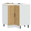 Image de Armoire d'angle de cuisine Lucca chêne artisanal, armoire d'angle, meuble d'évier d'angle,, meuble d'angle 853756