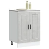 Image de Armoire de cuisine Porto gris béton bois d'ingénierie 853921