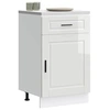 Image de Armoire de cuisine Porto blanc brillant bois ingénierie 853959