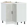 Image de Armoire d'angle de cuisine Porto gris béton bois d'ingénierie 853991