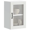 Image de Armoire murale de cuisine avec porte en verre Porto blanc 854007