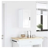Image de Armoire murale de cuisine Porto blanc brillant bois ingénierie 854019
