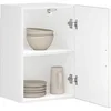 Image de Armoire murale de cuisine Porto blanc bois d'ingénierie 854027