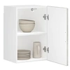 Image de Armoire murale de cuisine Porto gris béton bois d'ingénierie 854031