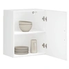 Image de Armoires murales de cuisine 2 pcs Porto blanc bois d'ingénierie, meuble mural de cuisine, armoire pour mur de 854038