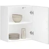 Image de Armoire murale de cuisine Porto gris béton bois d'ingénierie 854045