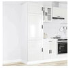 Image de Armoire de cuisine Porto blanc brillant bois d'ingénierie 854109