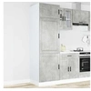 Image de Armoire de cuisine Porto gris béton bois d'ingénierie 854111