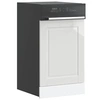Image de Panneau de lave-vaisselle Porto blanc brillant 45x1,5x67 cm 854129