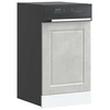 Image de Panneau de lave-vaisselle Porto gris béton 45x1,5x67 cm 854131