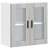 Image de Armoire murale de cuisine avec porte en verre Porto sonoma gris 854153