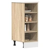 Image de Meuble bas "Riga" Chêne Sonoma 30 x 44,5 x 81,5 cm Bois d'ingénierie 854195