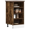 Image de Meuble bas "Riga" Chêne fumé 40 x 44,5 x 81,5 cm Bois d'ingénierie 854206