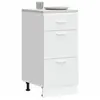 Image de Meuble bas "Lyon" Blanc 40 x 46 x 81,5 cm Bois d'ingénierie 854211
