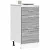 Image de Meuble bas "Lyon" Gris Sonoma 40 x 46 x 81,5 cm Bois d'ingénierie 854216