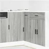 Image de Meuble sous évier "Lyon" en bois d'ingénierie Sonoma gris 854294
