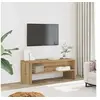 Image de Meuble TV chêne artisanal 100x40x40 cm bois d ingénierie