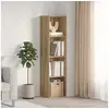 Image de Bibliothèque Meuble TV vieux bois 36x30x143cm bois d ingénierie