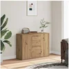 Image de Buffet chêne artisanal 88x30x64 cm bois d ingénierie