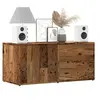 Image de Meuble TV vieux bois 80x34x35,5 cm bois d'ingénierie, banc TV, meuble télé, meuble multimédia, buffet TV, meuble 856010