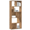 Image de Bibliothèque chêne artisanal 67x24x161 cm bois d'ingénierie856015