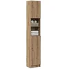 Image de Armoire de salle de bain chêne artisanal 32x25,5x190 cm