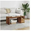 Image de Table basse vieux bois 90x45x35 cm bois d'ingénierie 856056