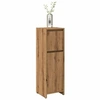 Image de Armoire de bain chêne artisanal 30x30x95 cm bois d'ingénierie, meuble de salle de bain, armoire à pharmacie, armoire 856062