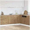 Image de Armoire à tiroirs "Lyon" Chêne artisanal 30 x 46 x 81,5 cm Bois d'ingénierie 856081