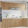 Image de Armoire suspendue "Lyon" Chêne artisanal 40 x 31 x 60 cm Bois d'ingénierie 856105