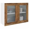 Image de Vitrine suspendue "Lyon" Bois ancien 80 x 31 x 60 cm Bois d'ingénierie 856119