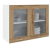 Image de Vitrine suspendue "Lyon" Chêne artisanal 80 x 31 x 60 cm Bois d'ingénierie 856120